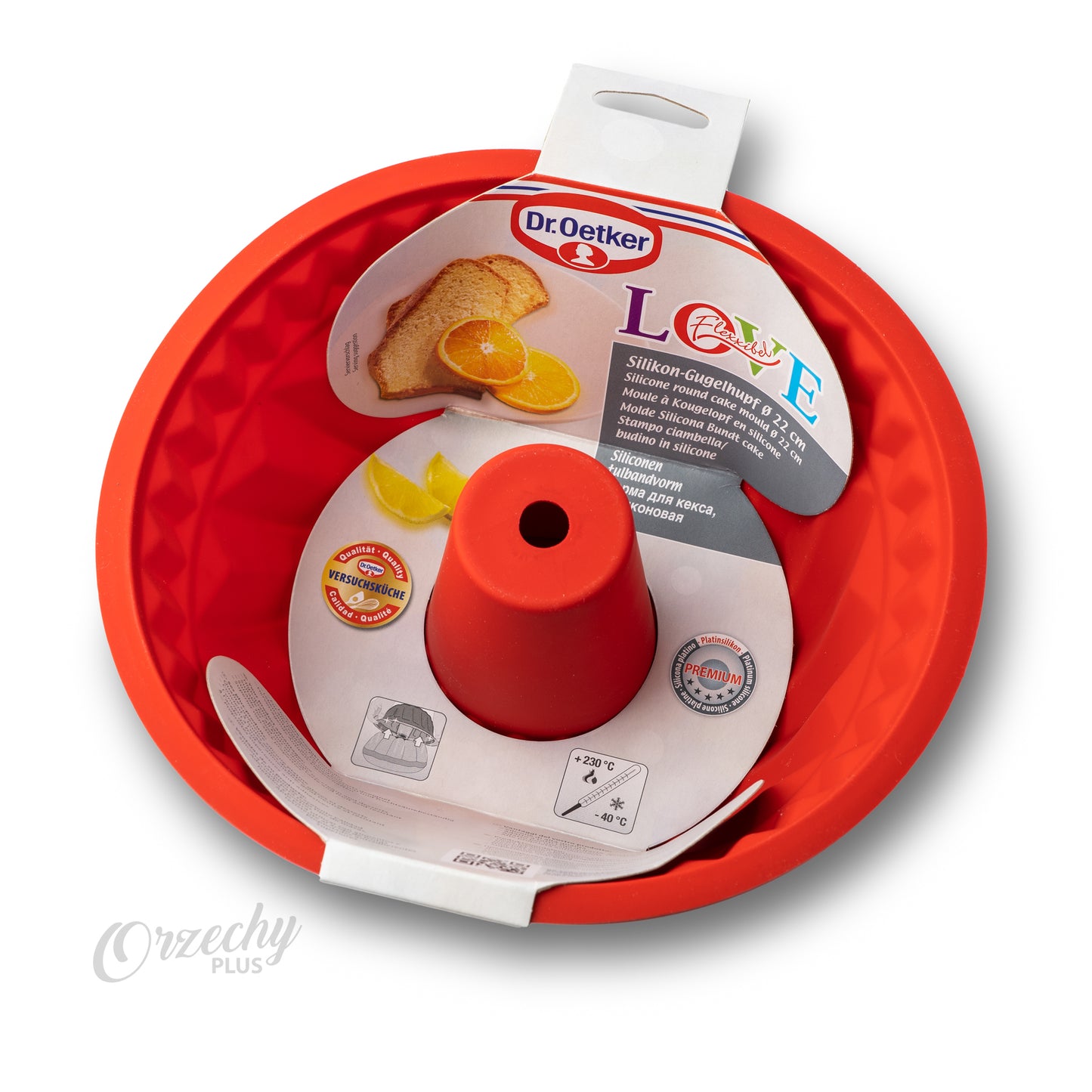 „DR. OETKER“ silikonowa forma do dużego ciasta, 1 szt.