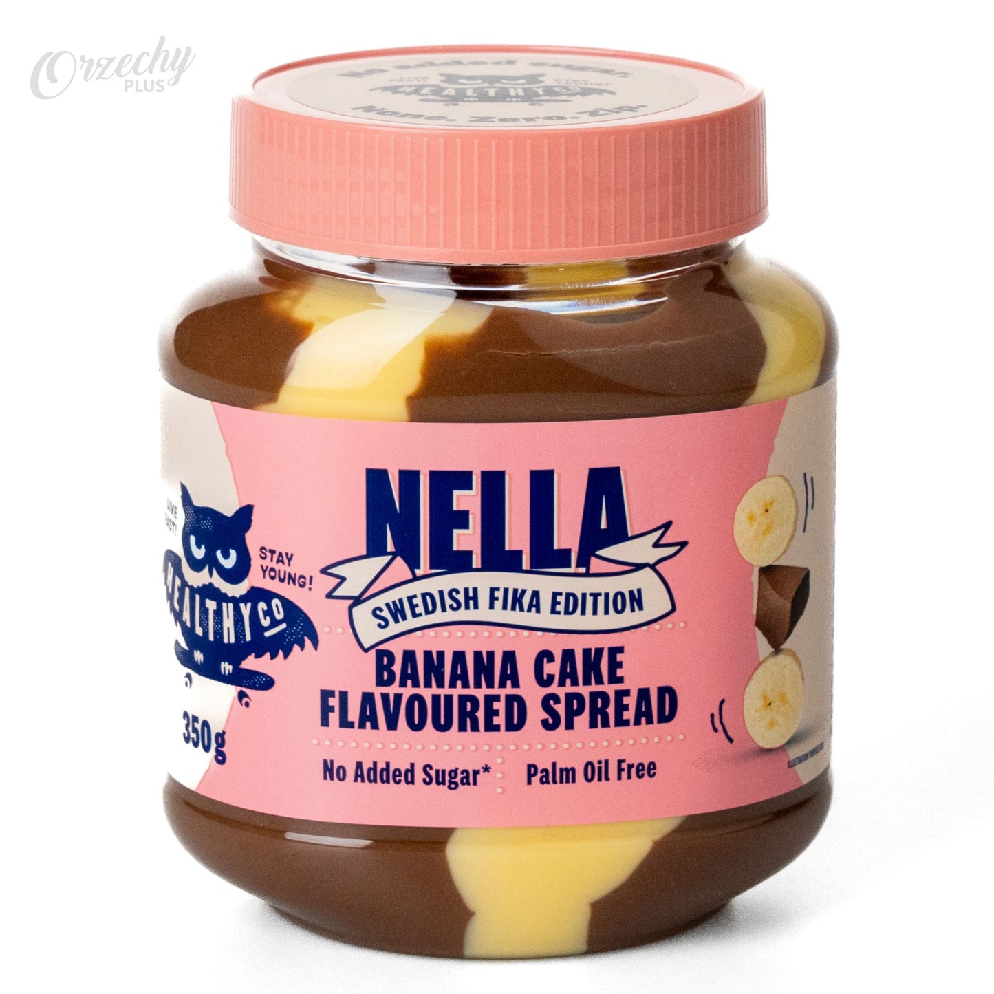 Krem orzechowo-kakaowy „NELLA” o smaku banana, 350 g