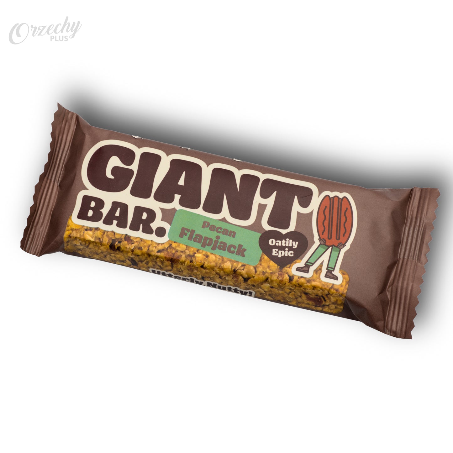 Baton owsiany „Ma Baker Giant Bar“ z orzechami pekan, 90 g
