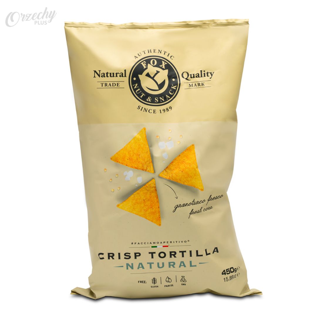 Chipsy tortilla z solą „FOX“, 450 g