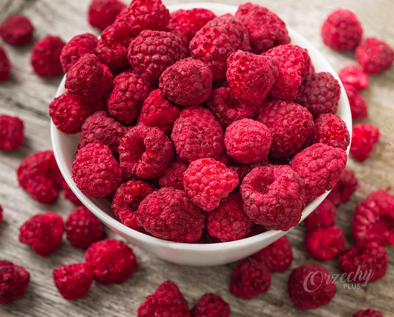 Liofilizowane maliny, 100 g