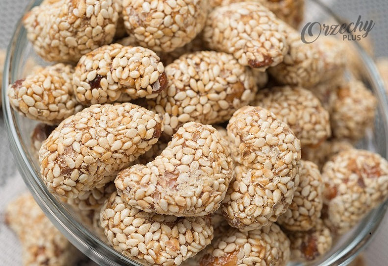 Prażone karmelizowane nerkowce z sezamem, 1 kg