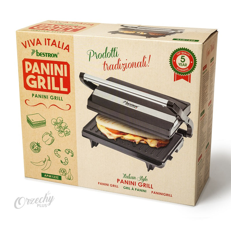 Mały grill elektryczny „BESTRON“ „Viva Italia”, 1 szt.