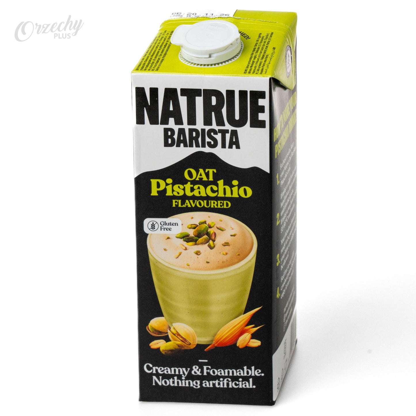 „NATRUE” napój owsiany o smaku pistacjowym „Barista”, 1 l