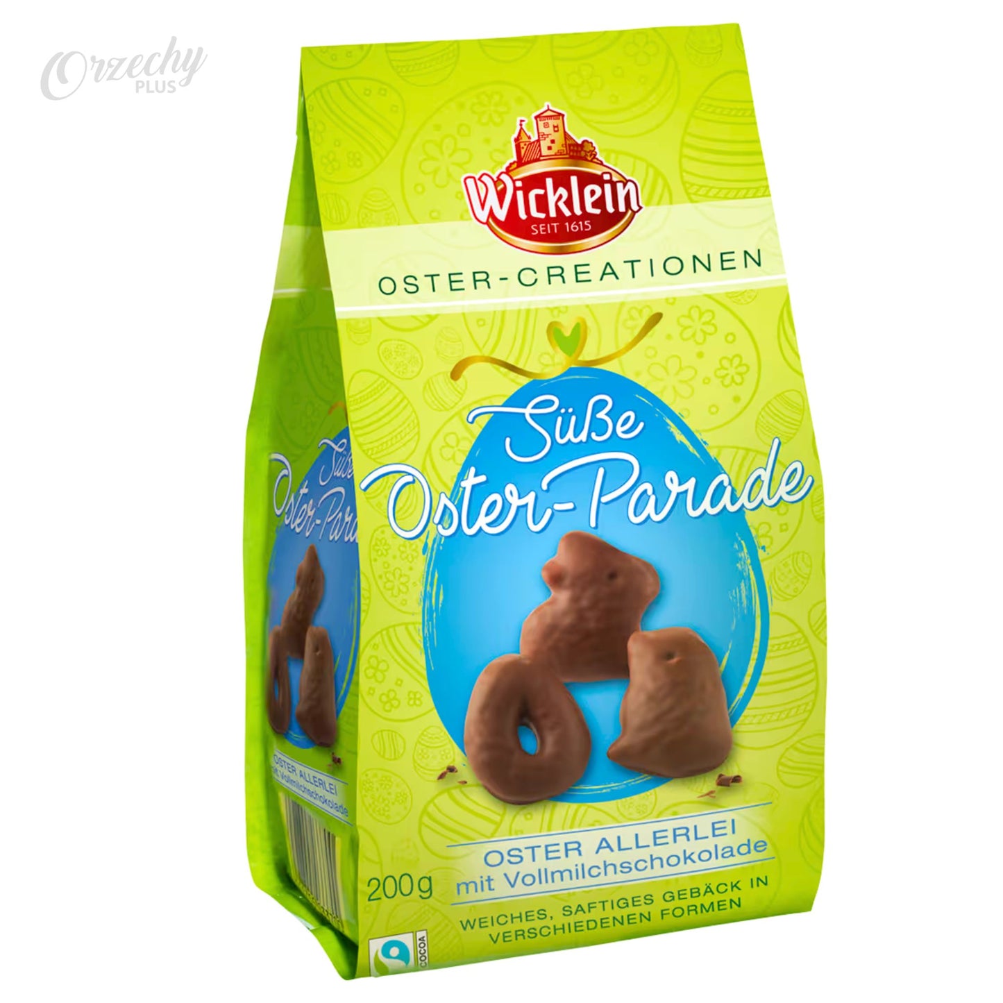 „Wicklein“ pierniki wielkanocne w polewie z czekolady mlecznej, 200 g
