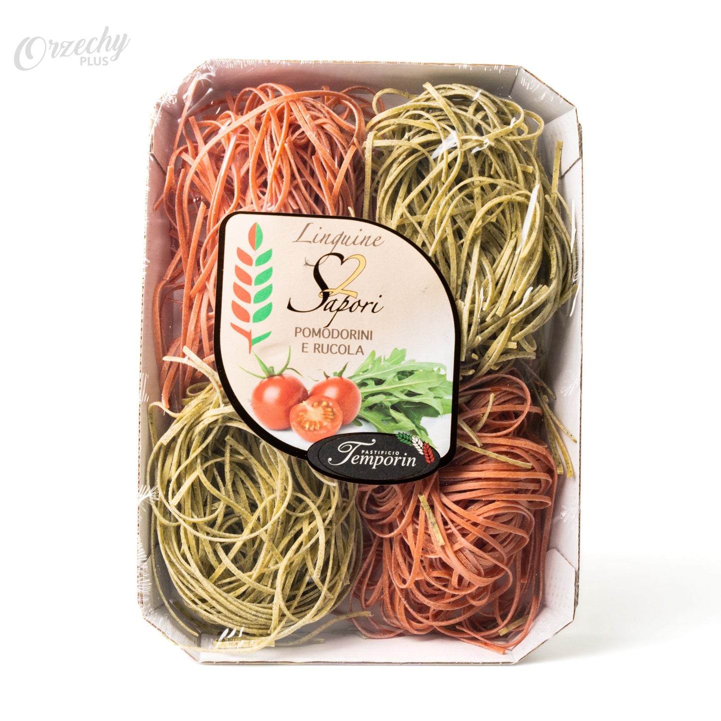 Makaron linguine „PASTIFICIO TEMPORIN“ z pomidorami koktajlowymi i rukola 250 g