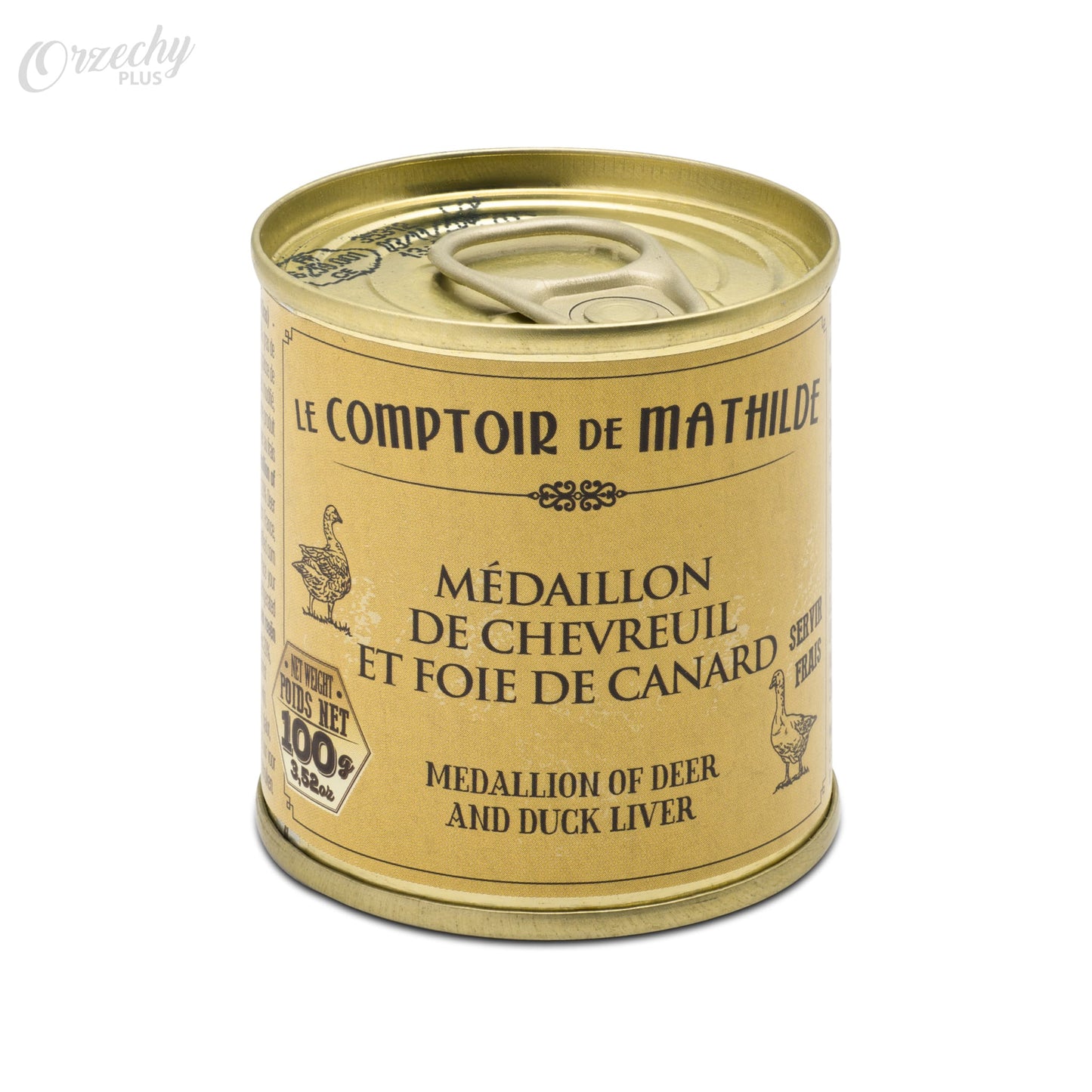„MATHILDE“ dziczyzna i wątróbka kacza „Foie Gras“,  100 g