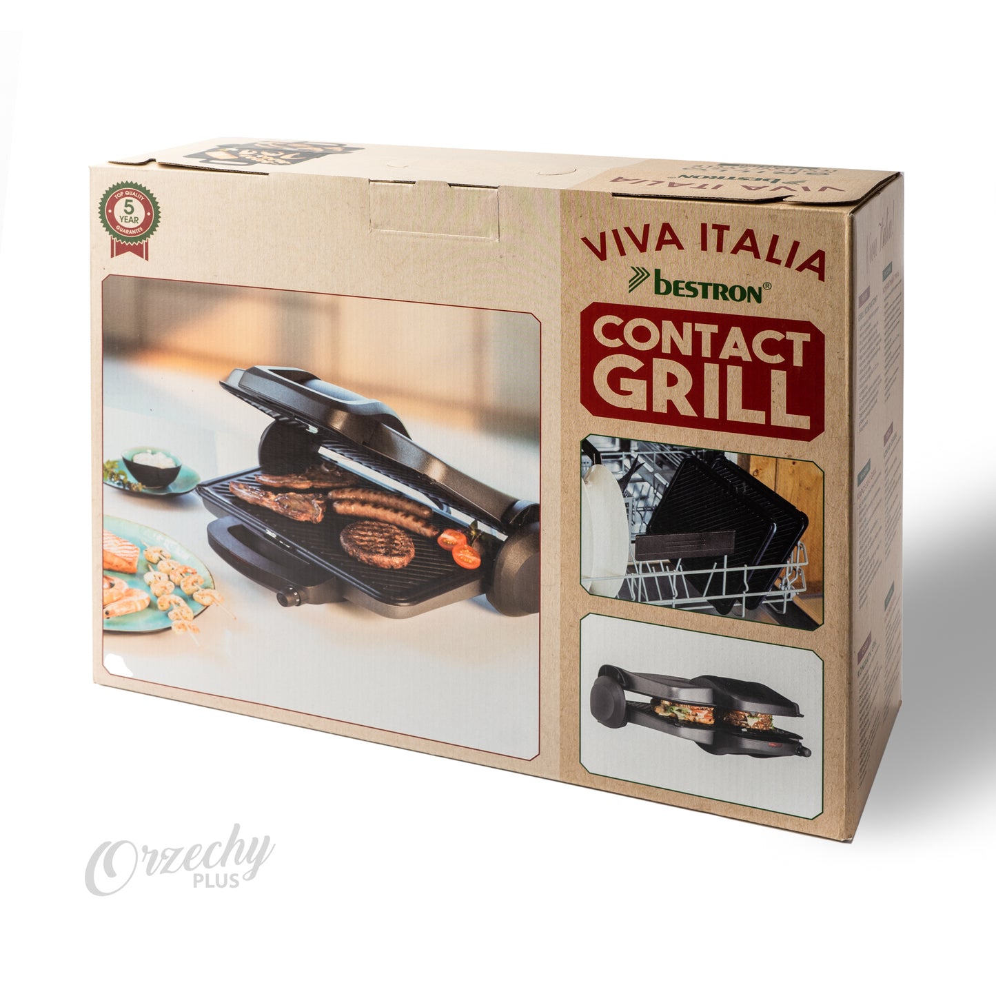 „BESTRON“ „Viva Italia“ elektryczny grill do mięsa, 1 szt.