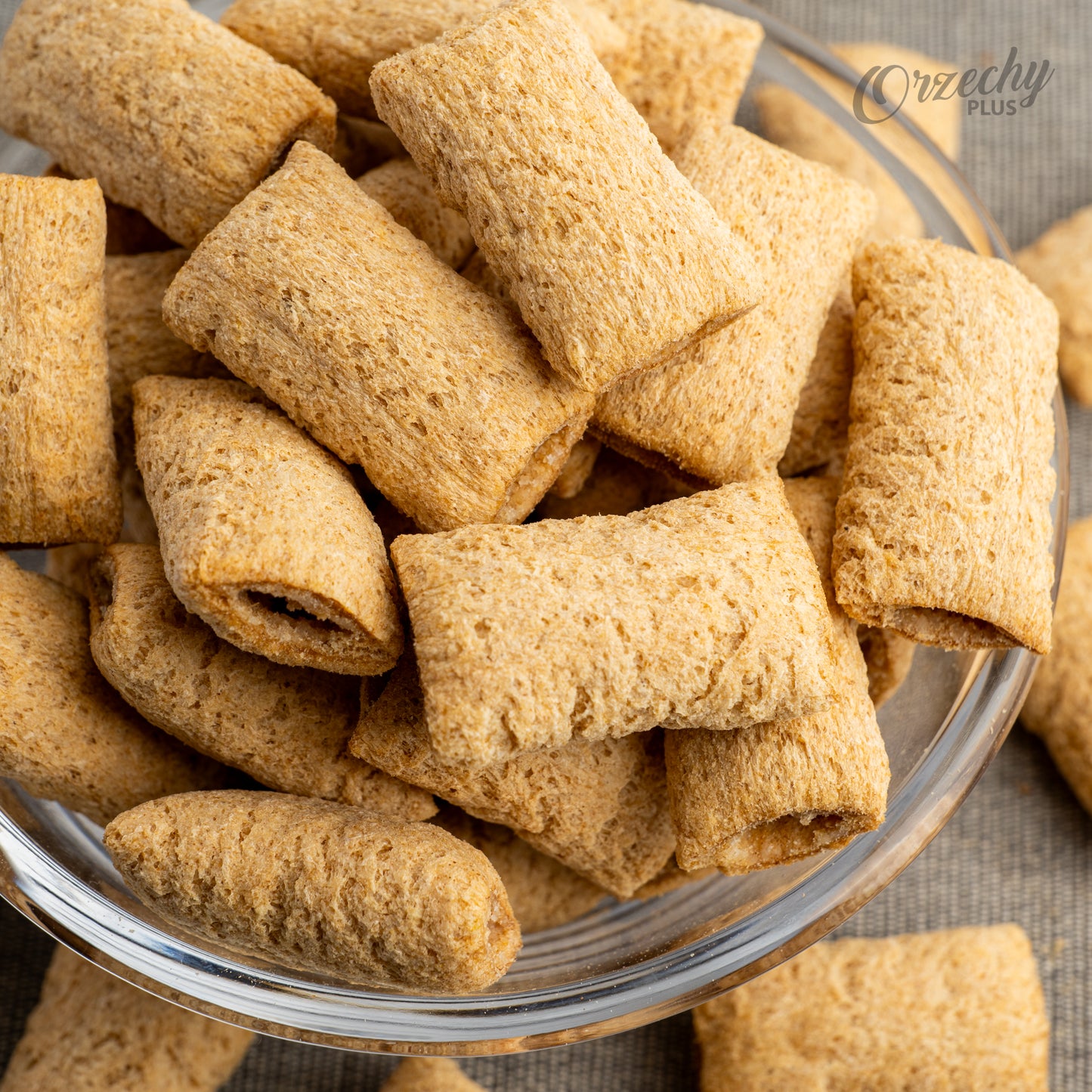 Chrupki pszenne z nadzieniem mleka skondensowanego, 500g