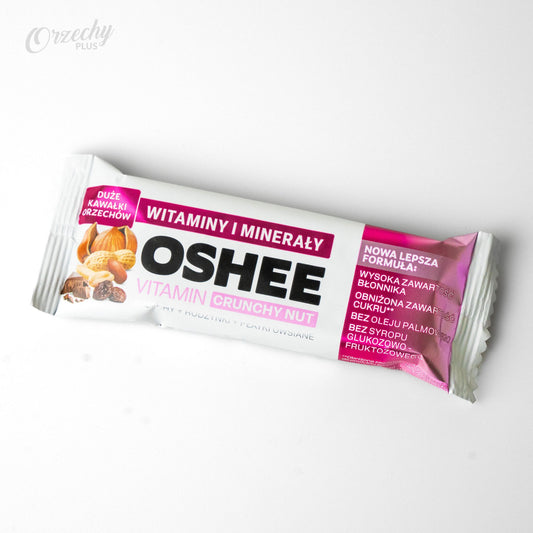 Baton muesli „OSHEE“ z orzechami i rodzynkami, 40 g
