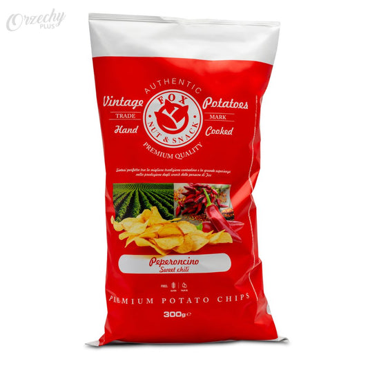 Chipsy ziemniaczane ze słodką papryką chilli „FOX“, 300 g