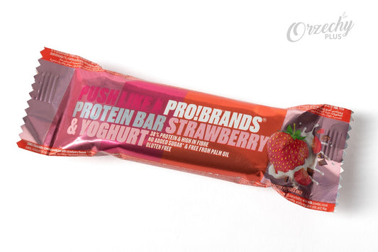 Baton proteinowy „PRO!BRANDS“ o smaku truskawkowym, 45 g