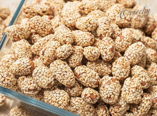 Prażone karmelizowane orzeszki ziemne z sezamem, 1 kg