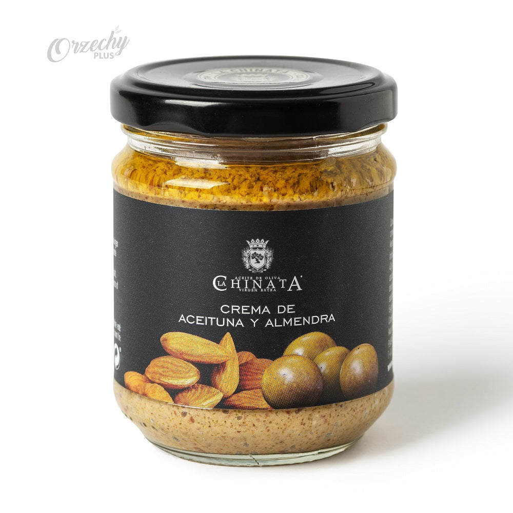 Pasta do smarowania z zielonymi oliwkami i migdałami „LA CHINATA“, 180 g