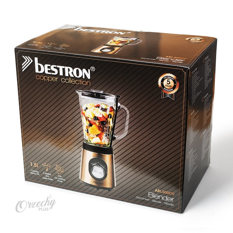 Blender kielichowy „BESTRON“ z linii brązowej, 1 szt.