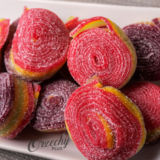 Żelki „Kwaśne owocowe spiralki“, 1 kg