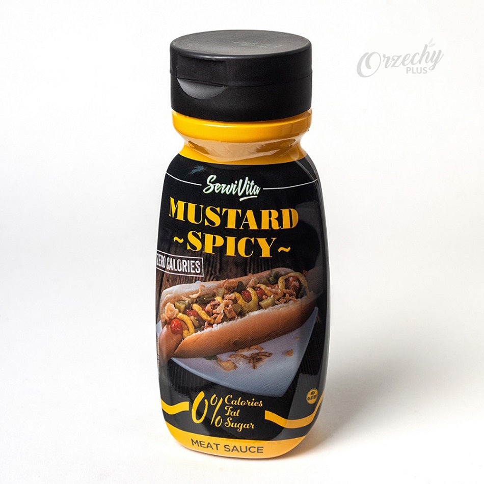 Ostry sos musztardowo-miodowy „SERVIVITA“ 0 kalorii, 320 ml