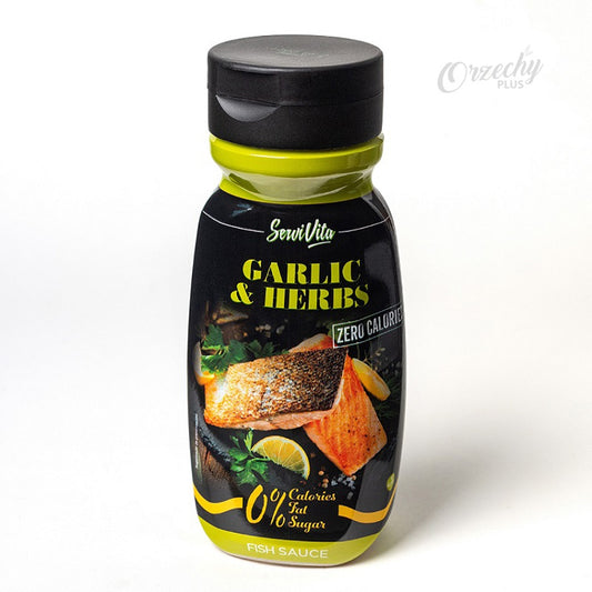 Sos czosnkowy z ziołami „SERVIVITA“ 0 kalorii, 320 ml