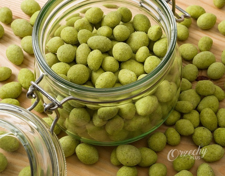 Orzechy ziemne w skorupce o smaku wasabi, 1 kg