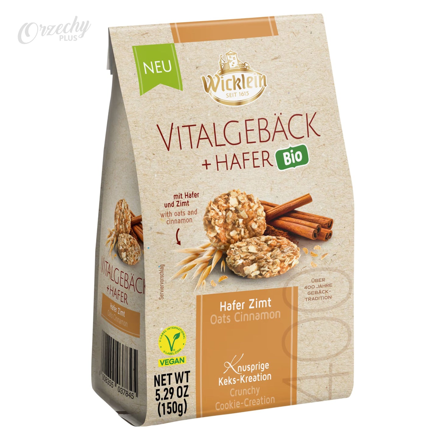 „Wicklein“ ciastka owsiane z cynamonem, 150 g