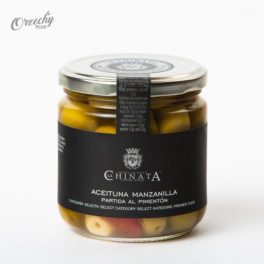 Oliwki z papryką i czosnkiem „LA CHINATA“, 370 g