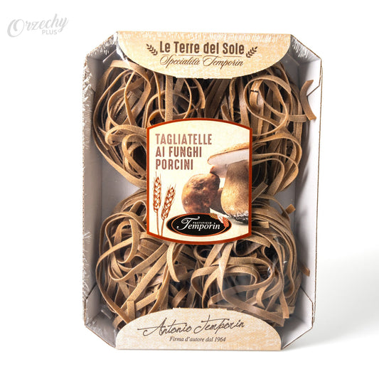 Makaron tagliatelle „PASTIFICIO TEMPORIN“ z borowikami, 250 g