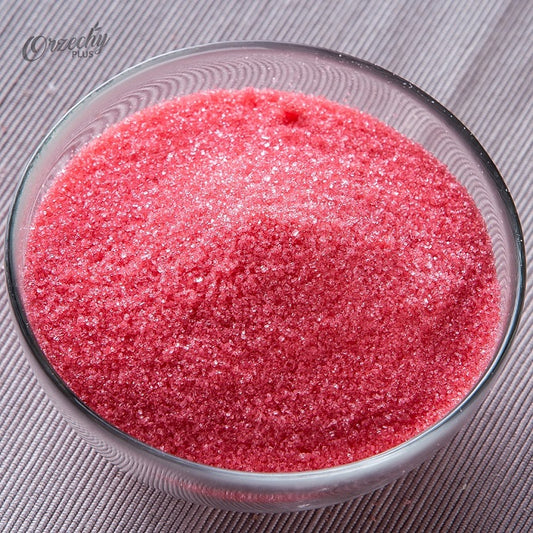 Cukier barwiony o smaku arbuzowym, 1 kg
