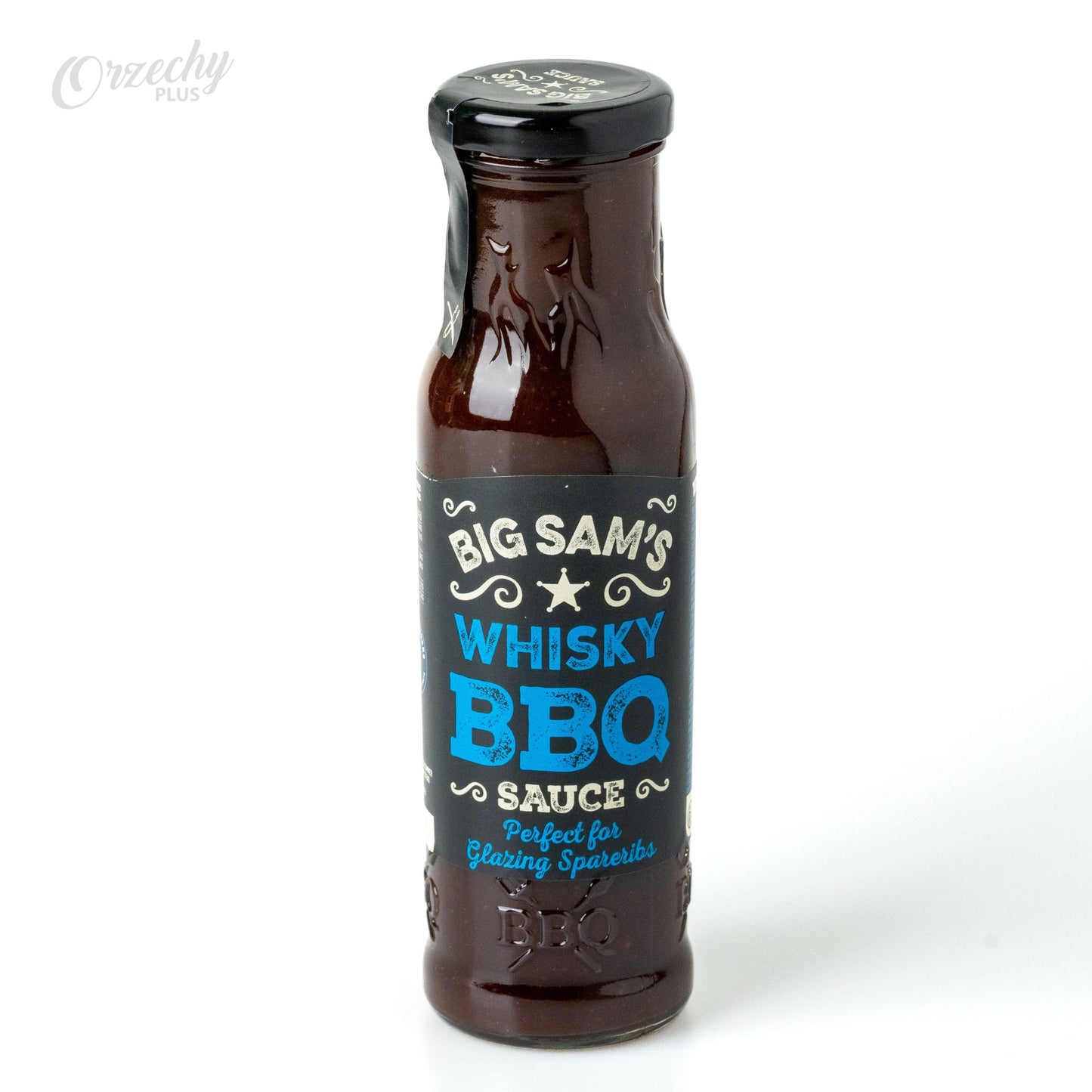 Sos BBQ „BIG SAM’S” o smaku whisky do glazurowania żeberek, 250 ml