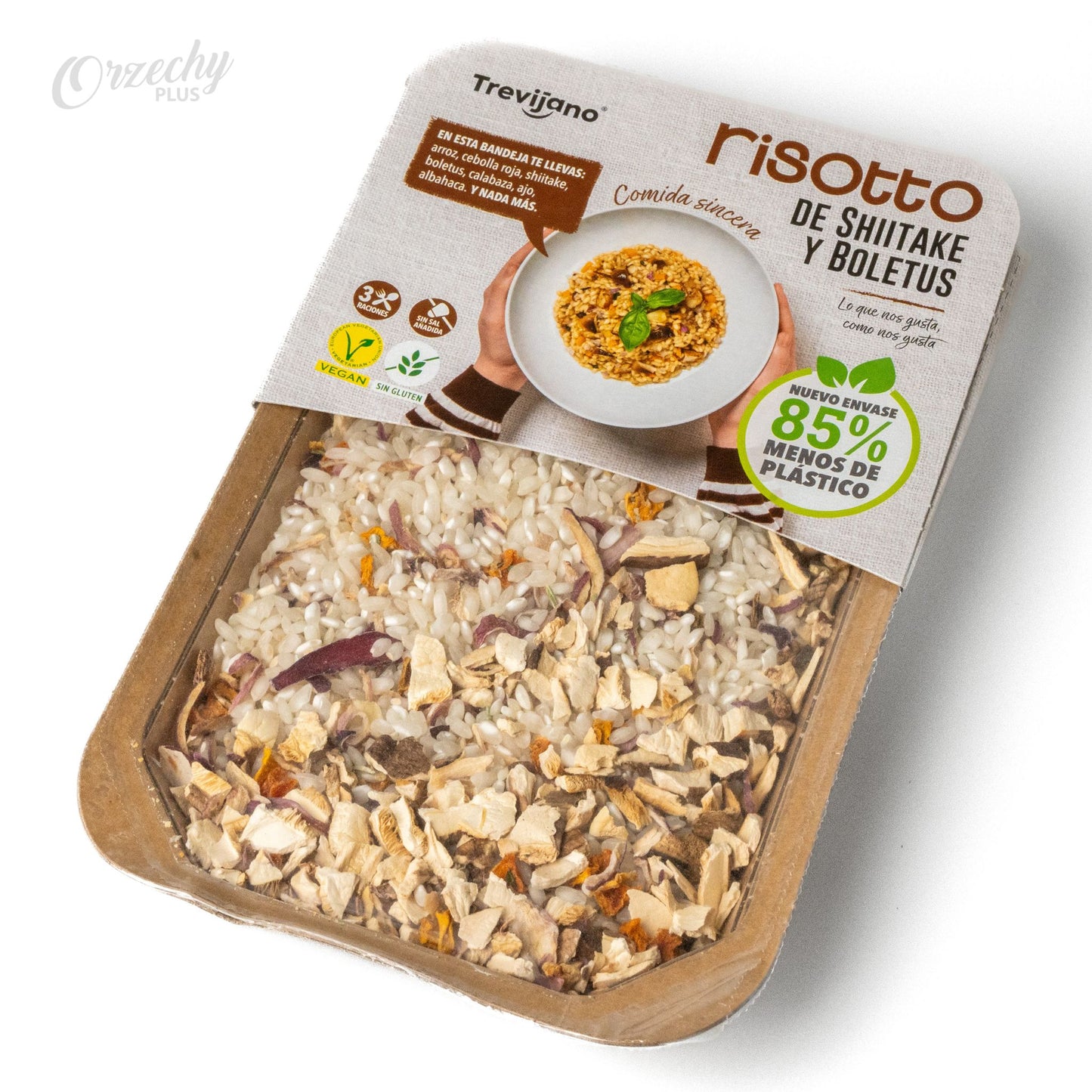„TREVIJANO“ mieszanka dla przygotowania risotto z grzybów shiitake i borowików, 280 g